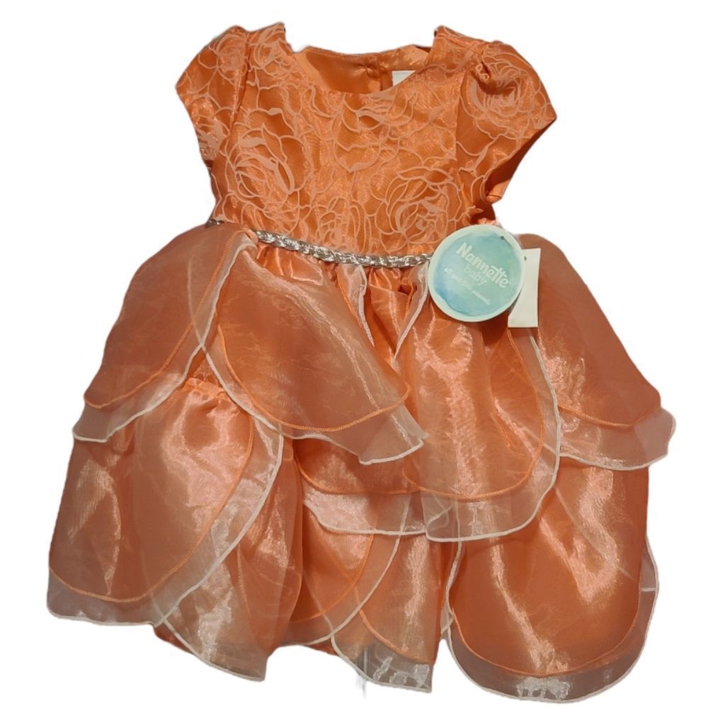 Nannette Baby Baby Girls Short Sleeve A-Line Dress 24 mo. NWT